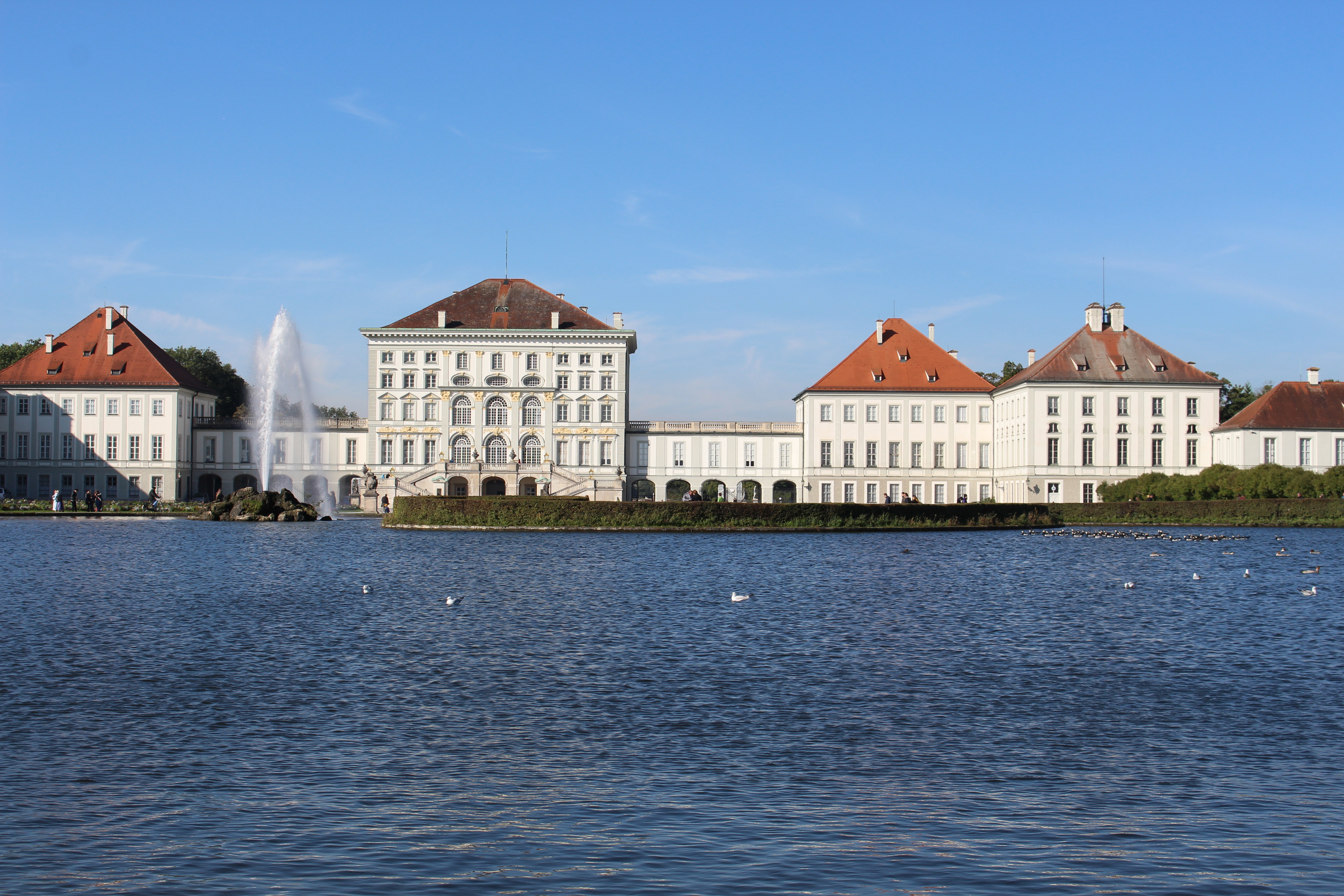 Wasserachse von Schloss Nymphenburg.